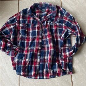 🔥 Men’s Faded Glory Plaid Flannel | Size 3XL – Cozy & Classic